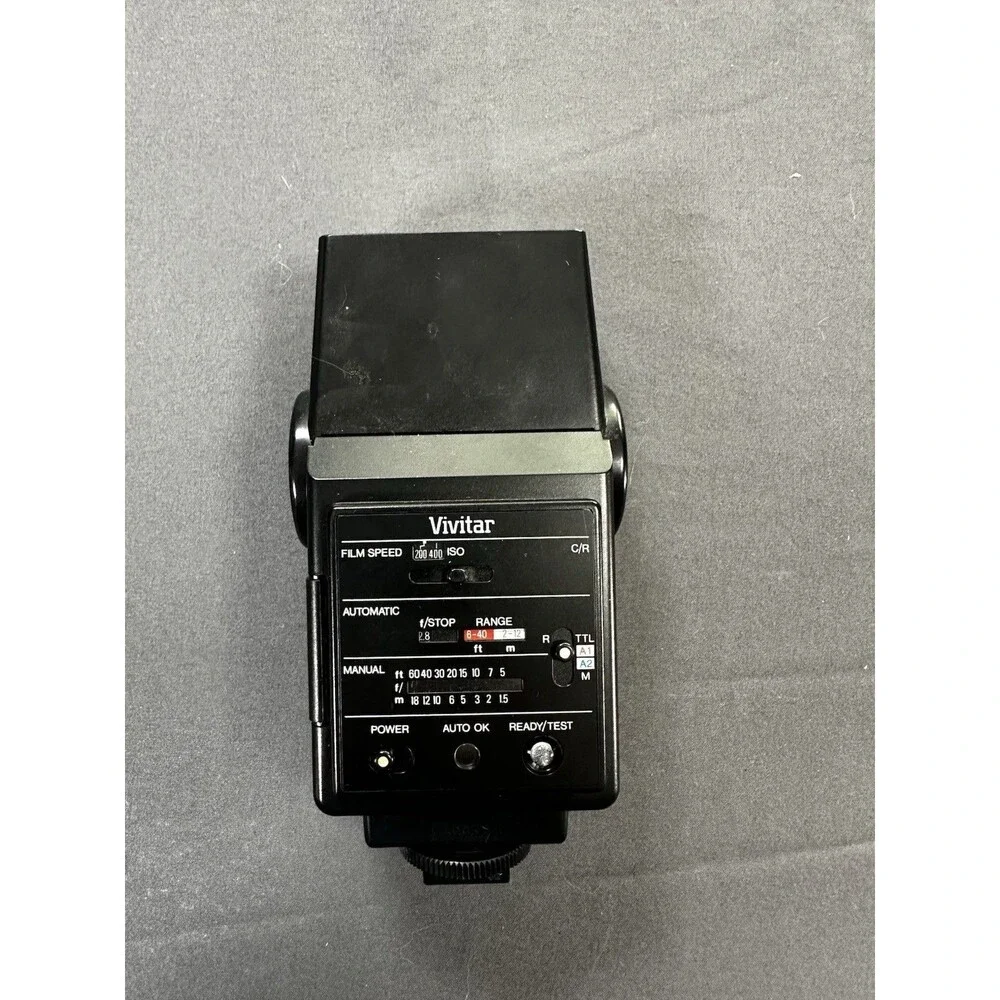 Vintage Vivitar 550FD C/R Auto Thyristor electronic flash.
